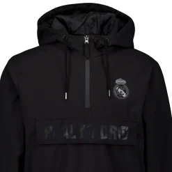 Homme MBA Solutions Vestes^Anorak Léger à Capuche Outerwear Real Madrid Noir hommes