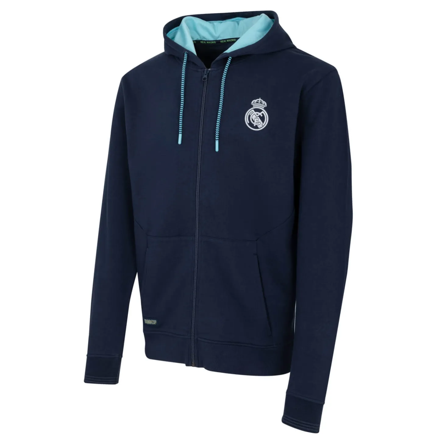 Homme Foundry Sweats^Bernabeu Neon Lights Men's Sweatshirt Hooded Zip Blue