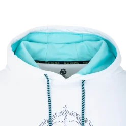 Homme Foundry Sweats^Bernabeu Neon Lights Sweatshirt Hoodie White Shield Print