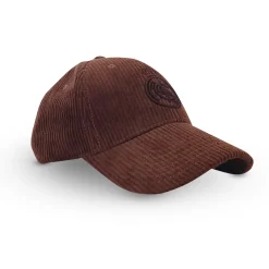 Femme Project Rogers & JLK, S.L. Casquettes|Chapeaux^Casquette Écusson Velours Côtelé Real Madrid Marron
