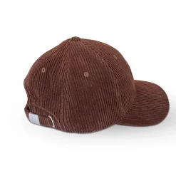 Femme Project Rogers & JLK, S.L. Casquettes|Chapeaux^Casquette Écusson Velours Côtelé Real Madrid Marron