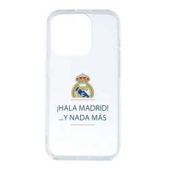 JLK Merchandising, S.L. Boîtiers^Coque Téléphone Hala Madrid iPhone 15 Pro Max Transparent