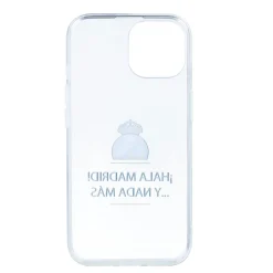 JLK Merchandising, S.L. Boîtiers^Coque Téléphone Hala Madrid iPhone 15 Transparent