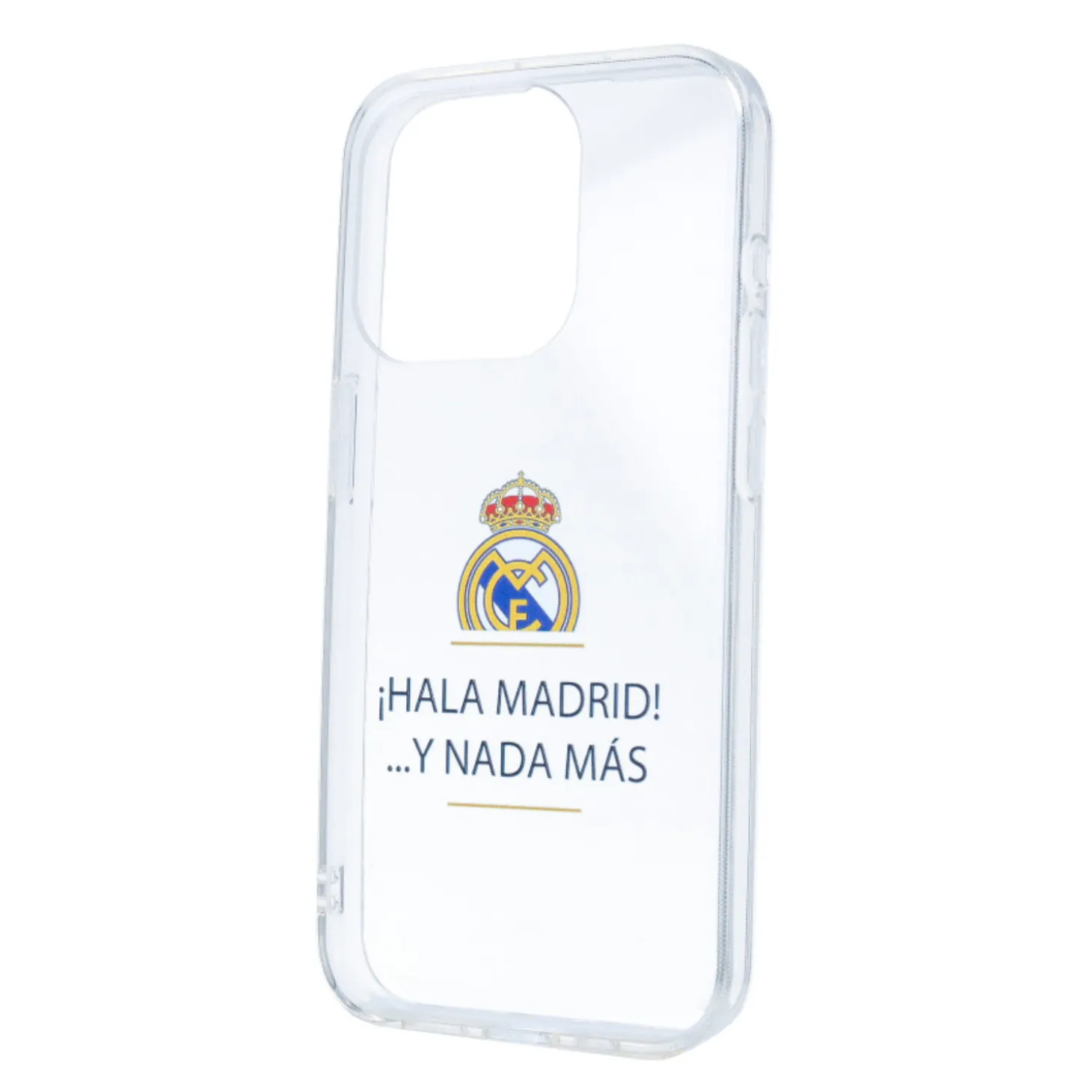 JLK Merchandising, S.L. Boîtiers^Coque Téléphone Hala Madrid iPhone 14 Pro Max Transparent