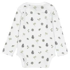 Enfant OSDM Vêtements Pour Bébés^Ensemble 2 Bodies Real Madrid Vert/Blanc bébés