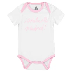 Enfant OSDM Vêtements Pour Bébés^Ensemble 2 Bodies Real Madrid Rose/Blanc bébés