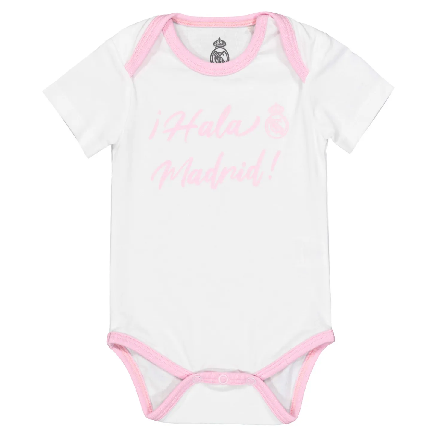 Enfant OSDM Vêtements Pour Bébés^Ensemble 2 Bodies Real Madrid Rose/Blanc bébés