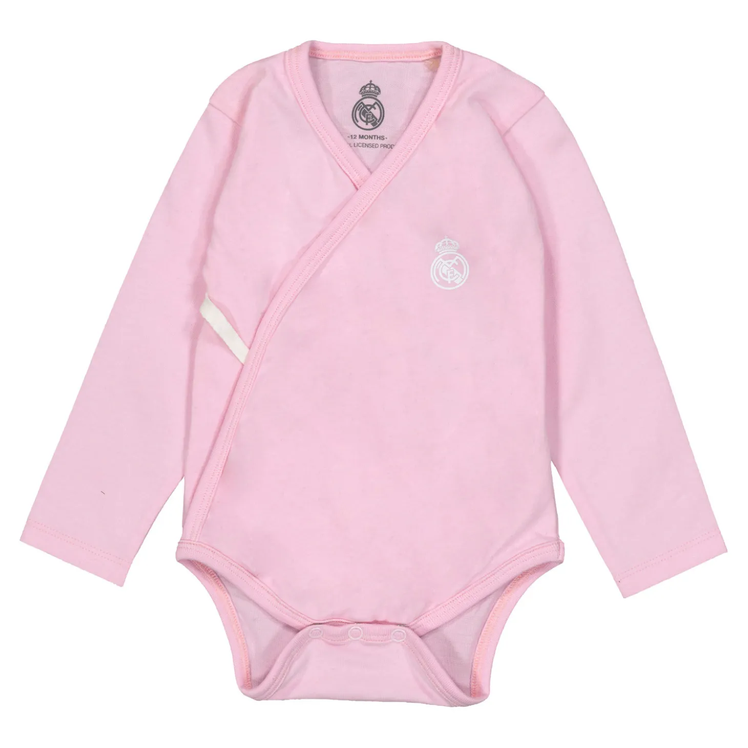 Enfant OSDM Vêtements Pour Bébés^Ensemble 2 Bodies Real Madrid Rose/Blanc bébés