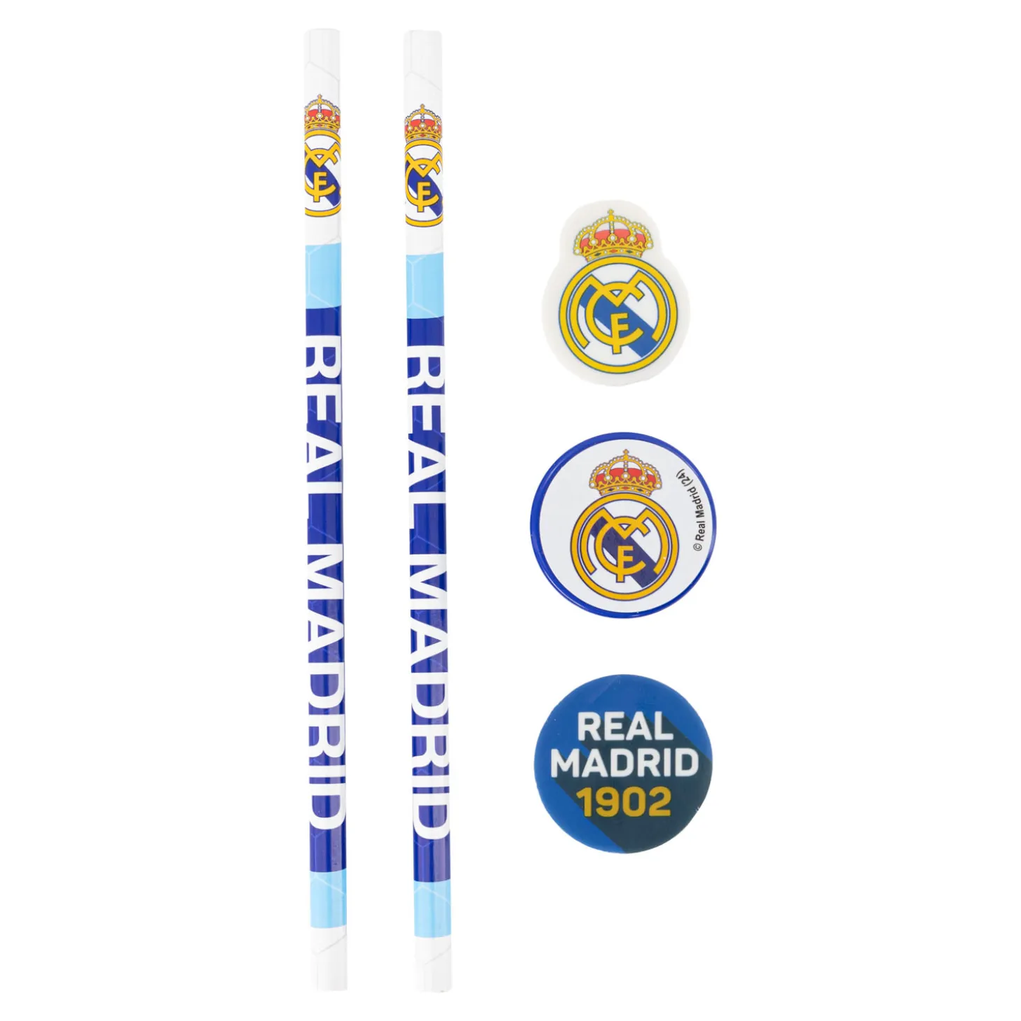 CyP Brands Evolution S.L. Papeterie^Ensemble 5 Pièces Papeterie Real Madrid
