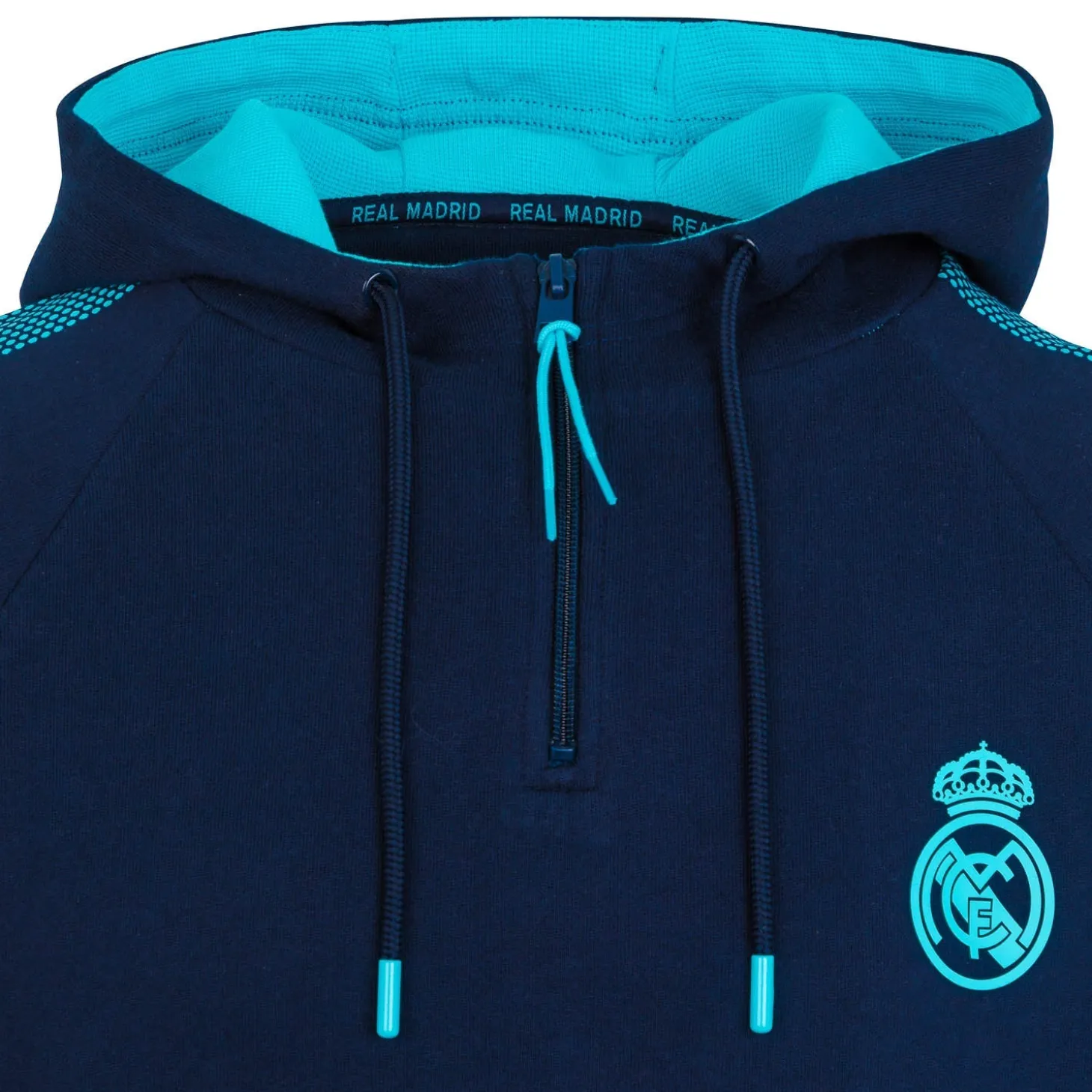 Homme Foundry Sweats^Madrid Sky Men's Sweatshirt Blue Zip