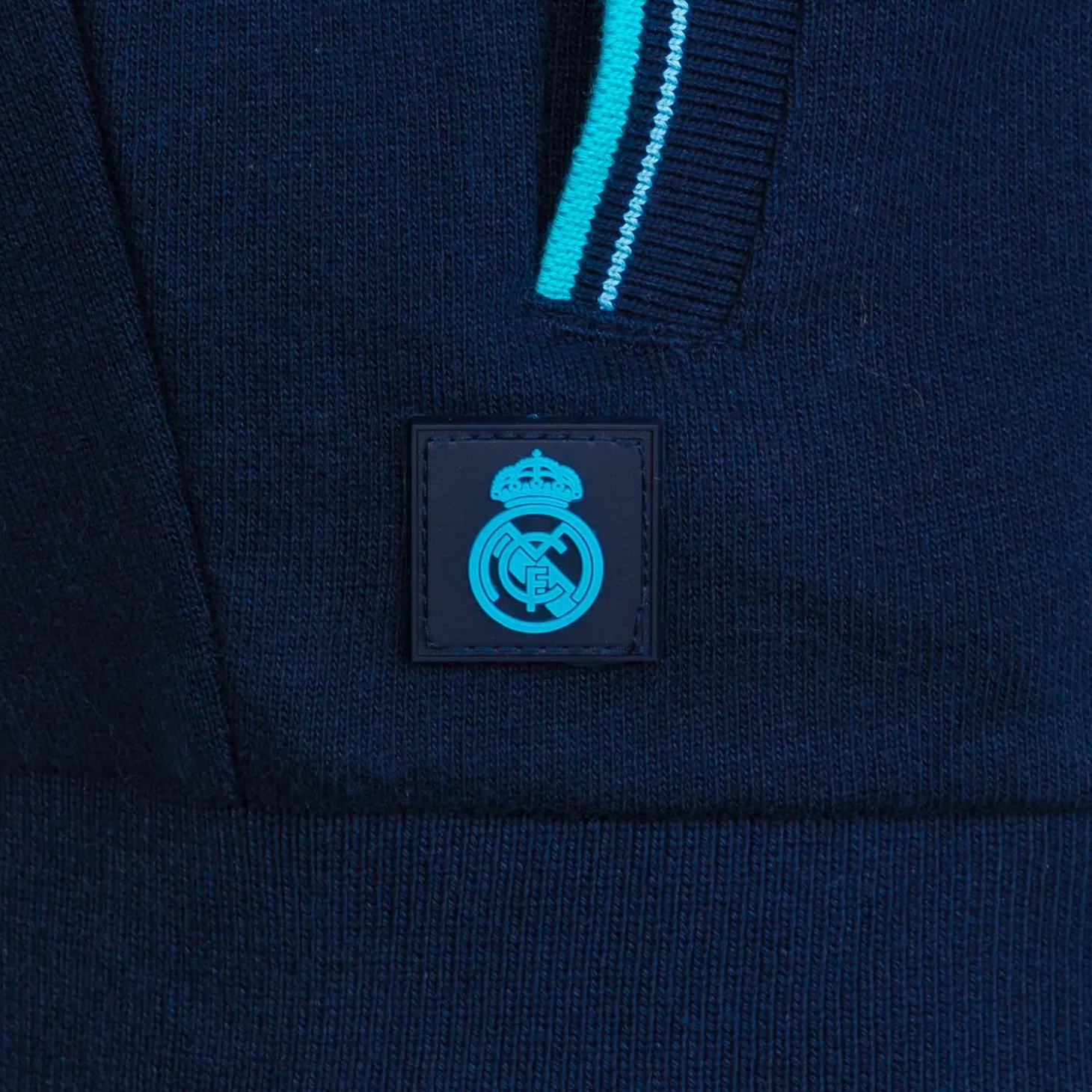 Homme Foundry Sweats^Madrid Sky Men's Sweatshirt Blue Zip