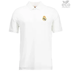 Homme OSDM Polos^Polo blanc pour hommes ECO Essentials Real Madrid Shield Colour