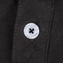 Homme T&F Polos^Polo Essentials Color Écusson Noir Hommes