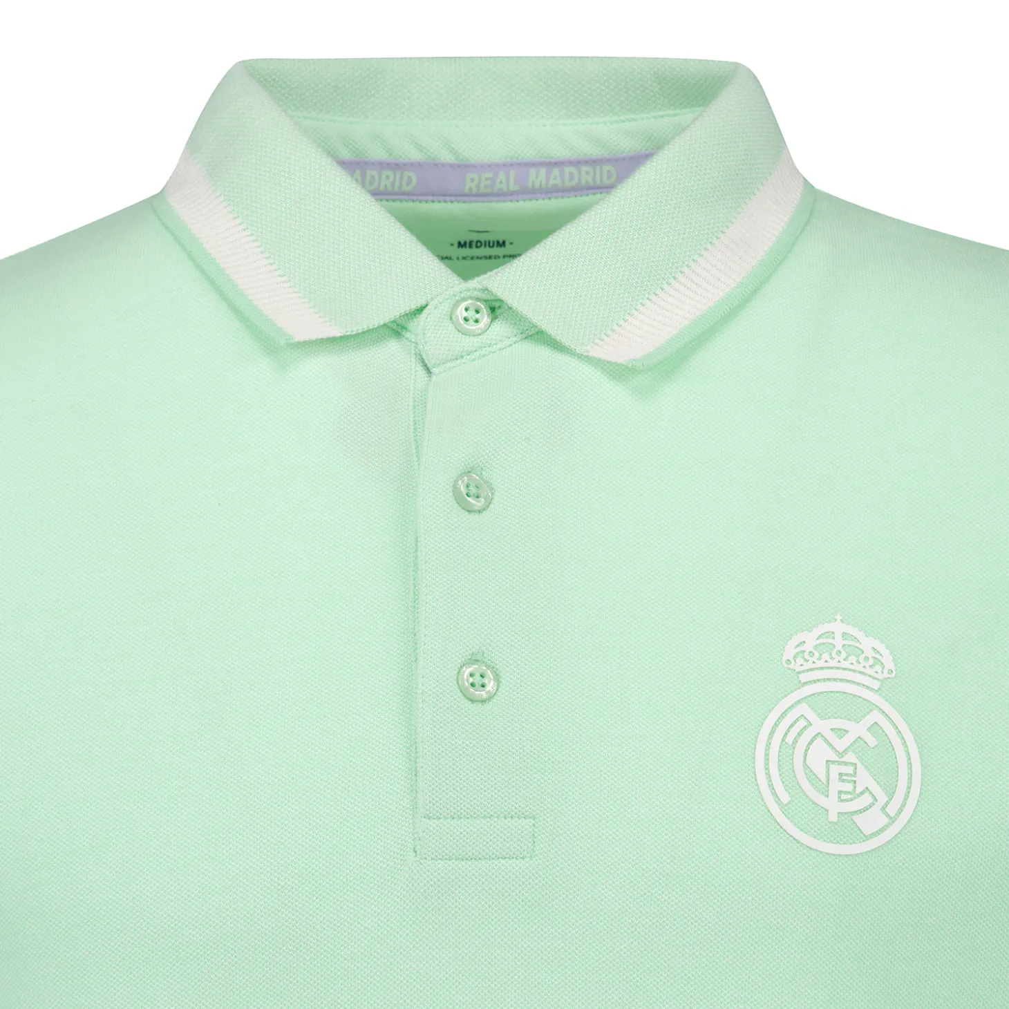 Homme Foundry Polos^Polo Piqué Bicolore Vert Real Madrid hommes
