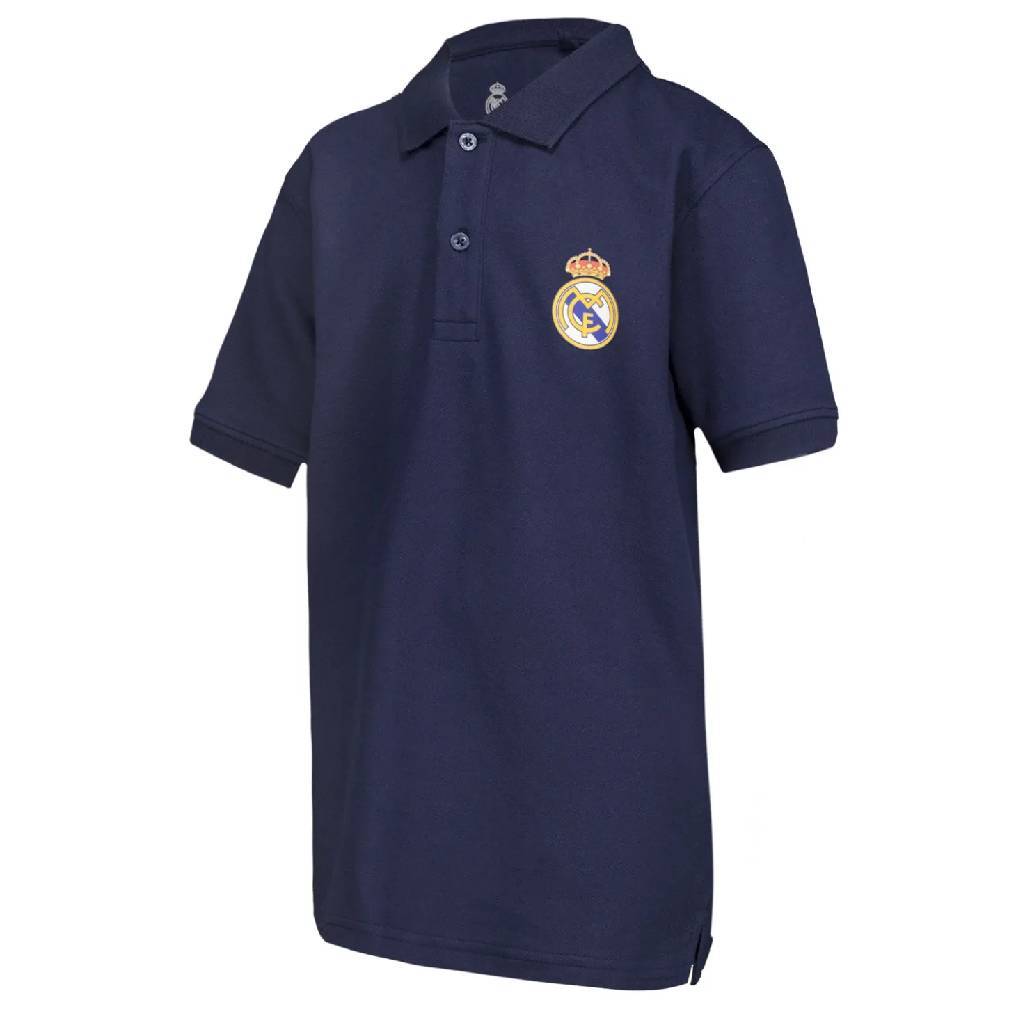Enfant OSDM Rentrée Scolaire|Polos^Polo pour enfants ECO Essentials Real Madrid Shield Colour Blue