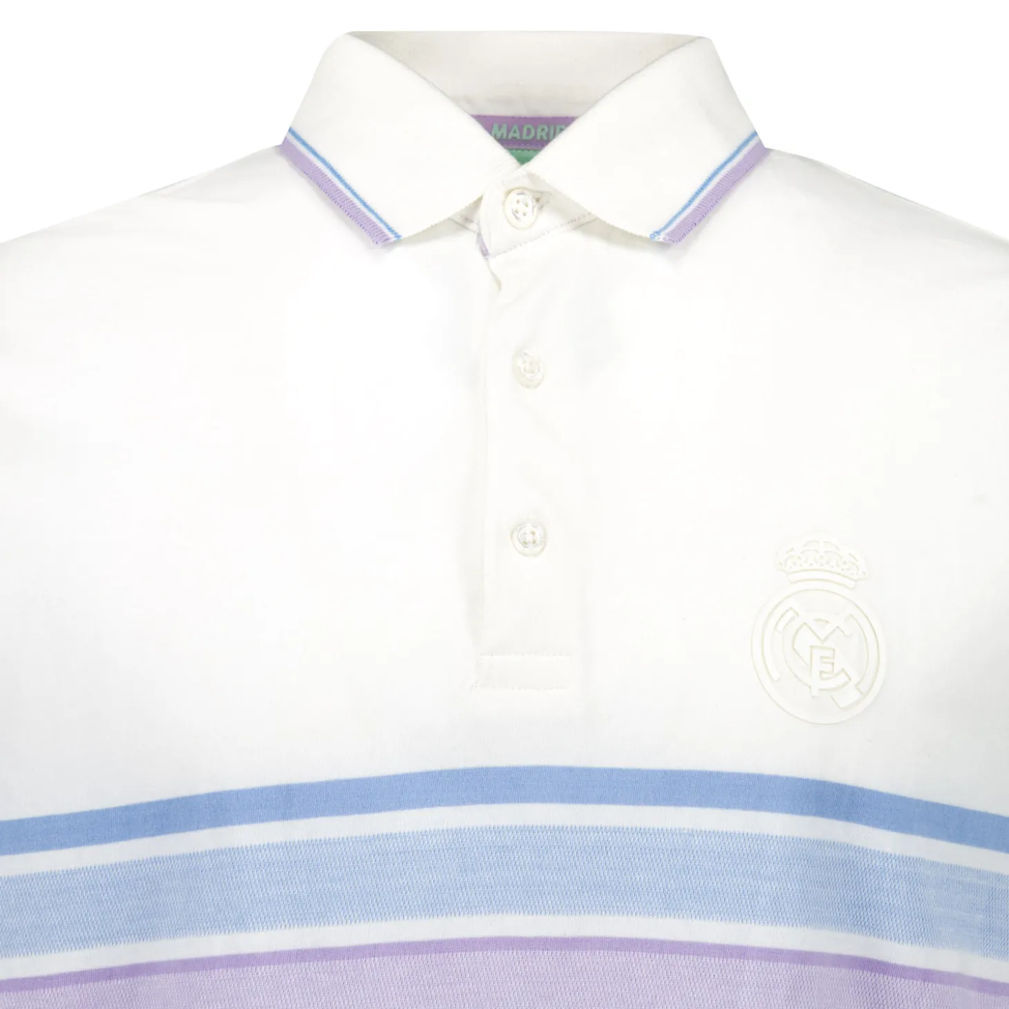 Homme Foundry Polos^Polo Rayé Multicolore Blanc Real Madrid hommes