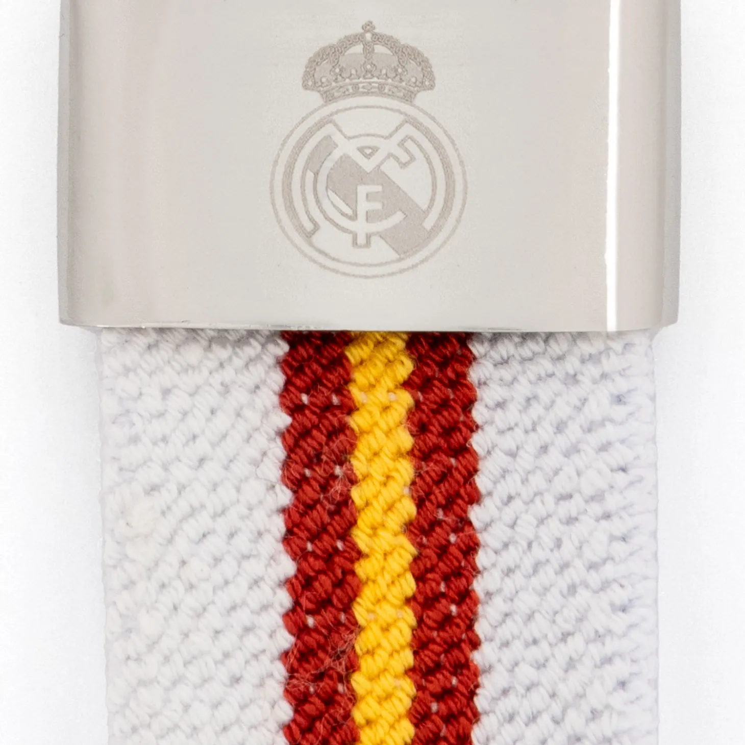JLK Merchandising, S.L. Porte-Clés^Porte-Clés Drapeau Espagne Blanc