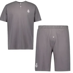 Homme OSDM Pyjamas^Pyjama Real Madrid White Dreams - Short Henley - Gris