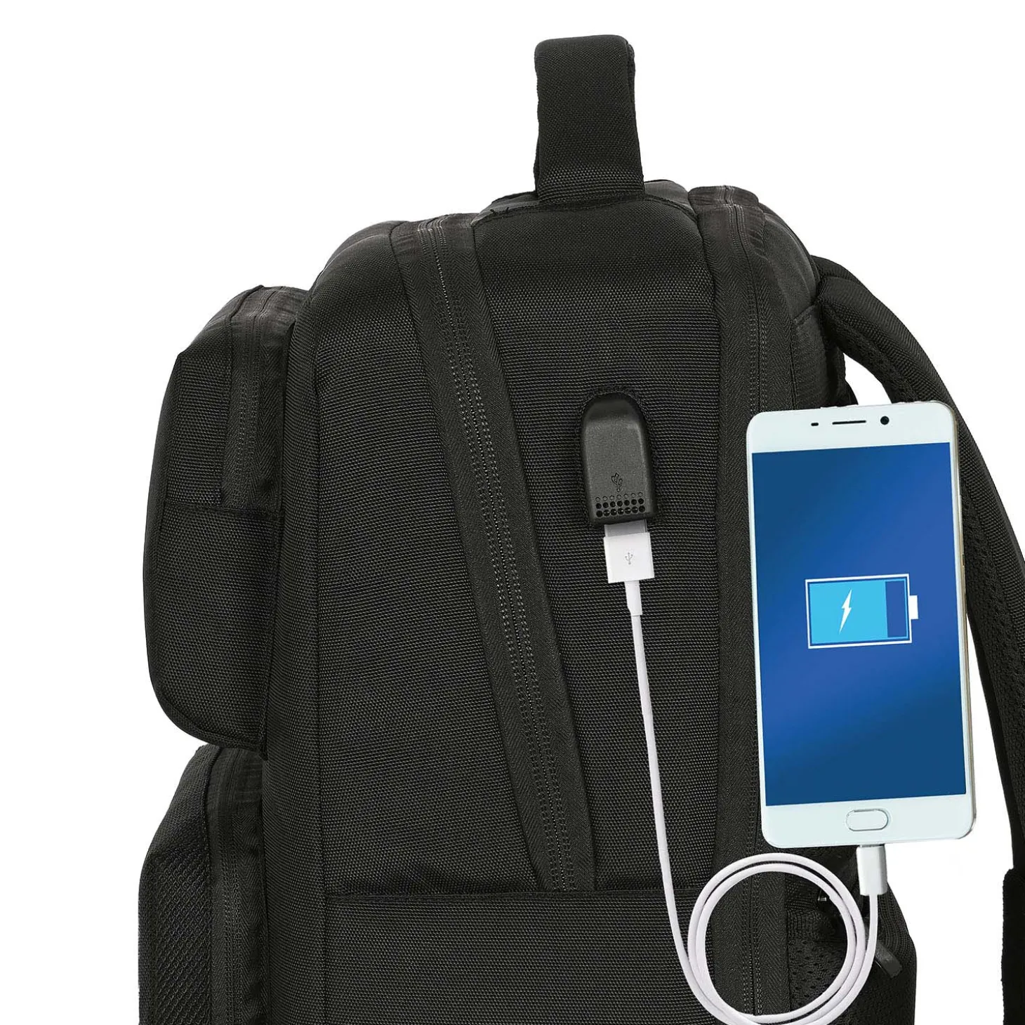 SAFTA S.A. Sacs & Bagages|Rentrée Scolaire^Sac à Dos Premium Double pour Ordinateur Portable Noir