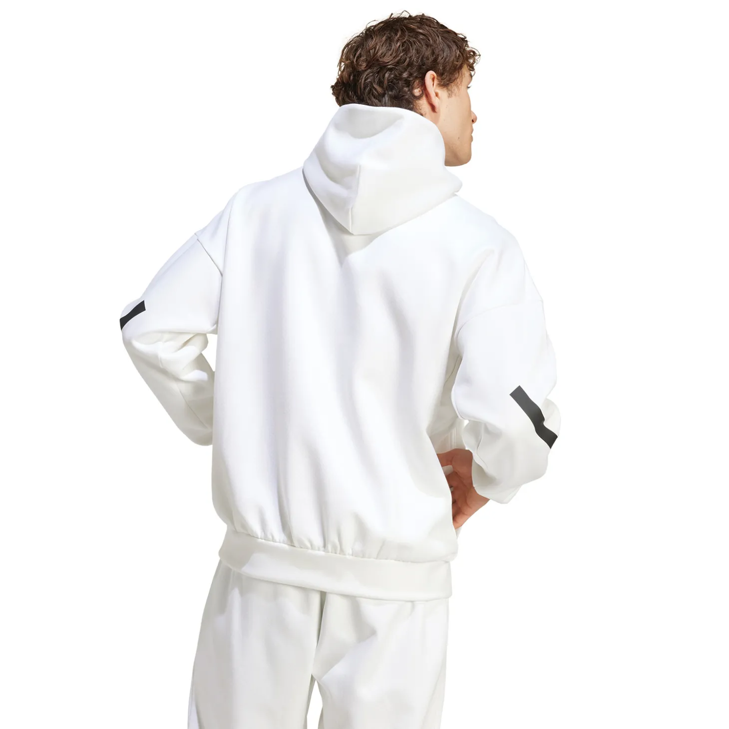 Homme Adidas España, S.A.U Sweats|Sweats^Sweat à Capuche Badge Up adidas Blanc hommes