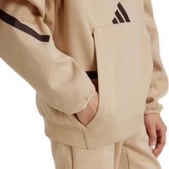 Enfant Adidas España, S.A.U Sweats|Sweats^Sweat à Capuche Badge Up adidas Crème/Noir enfants