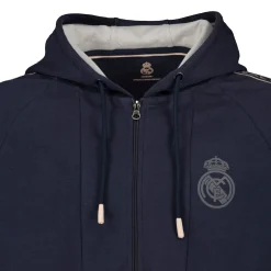 Homme Foundry Vestes^Sweat à Capuche Real Madrid Bleu Marine hommes