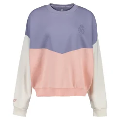 Femme Foundry Sweats^Sweat Col Ras du Cou Ladies Vintage Real Madrid Motif Multicolore femmes