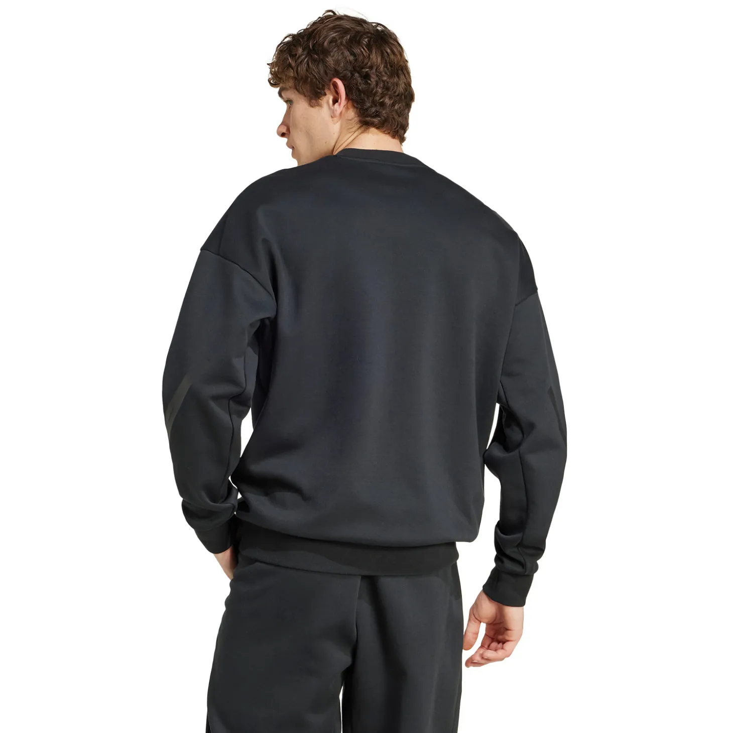 Homme Adidas España, S.A.U Sweats|Sweats^Sweat Col Rond Badge Up adidas Noir hommes