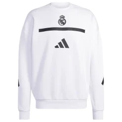 Homme Adidas España, S.A.U Sweats|Sweats^Sweat Col Rond Badge Up adidas Blanc hommes