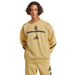 Homme Adidas España, S.A.U Sweats|Sweats^Sweat Col Rond Badge Up adidas Avoine hommes