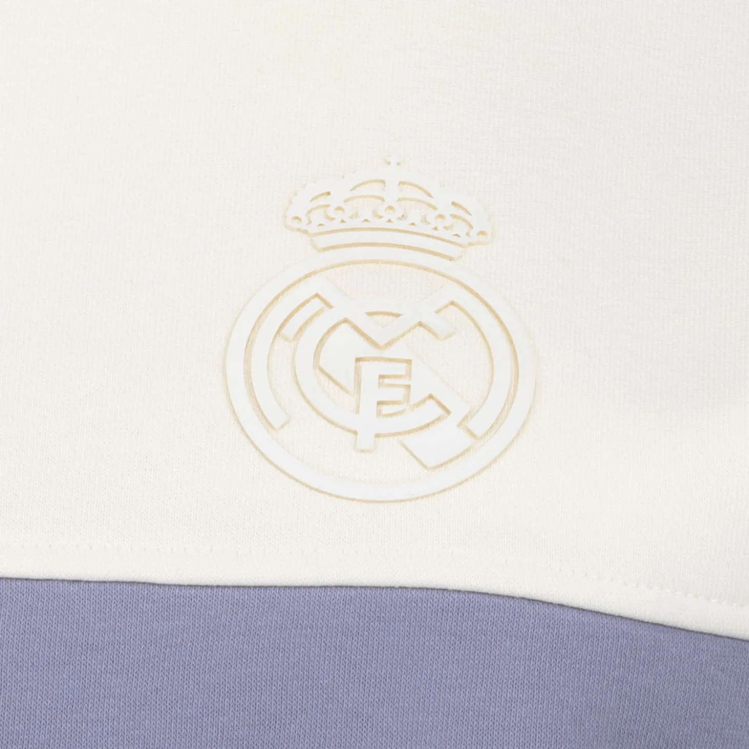 Femme Foundry Sweats^Sweat Crop Ladies Vintage Real Madrid Blanc Crème femmes