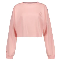 Femme Foundry Sweats^Sweat Crop Ladies Vintage Real Madrid Rose femmes