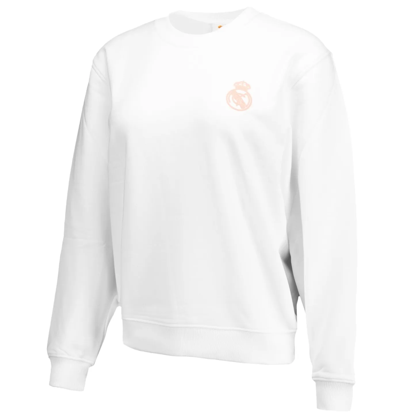 Femme OSDM Sweats^Sweat-shirt court pour femmes ECO Essentials Real Madrid Shield White
