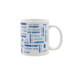 JLK Merchandising, S.L. Vaisselle^Tasse Céramique Texte 300ml Blanc/Bleu