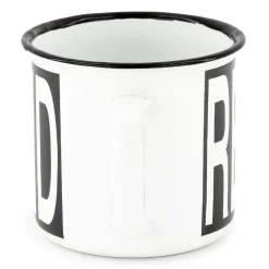 JLK Merchandising, S.L. Vaisselle^Tasse Métallique Écusson 350ml Blanc