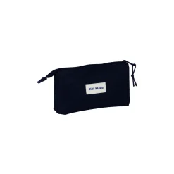 SAFTA S.A. Rentrée Scolaire|Papeterie^Trousse à Crayons Triple Real Madrid Bleu Marine/Blanc