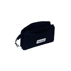 SAFTA S.A. Rentrée Scolaire|Papeterie^Trousse à Crayons Triple Real Madrid Bleu Marine/Blanc