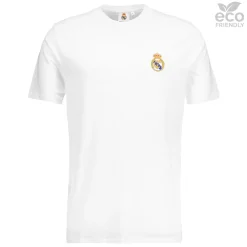 Homme OSDM T-Shirts^T-shirt blanc pour hommes ECO Essentials Real Madrid Armoiries Couleur