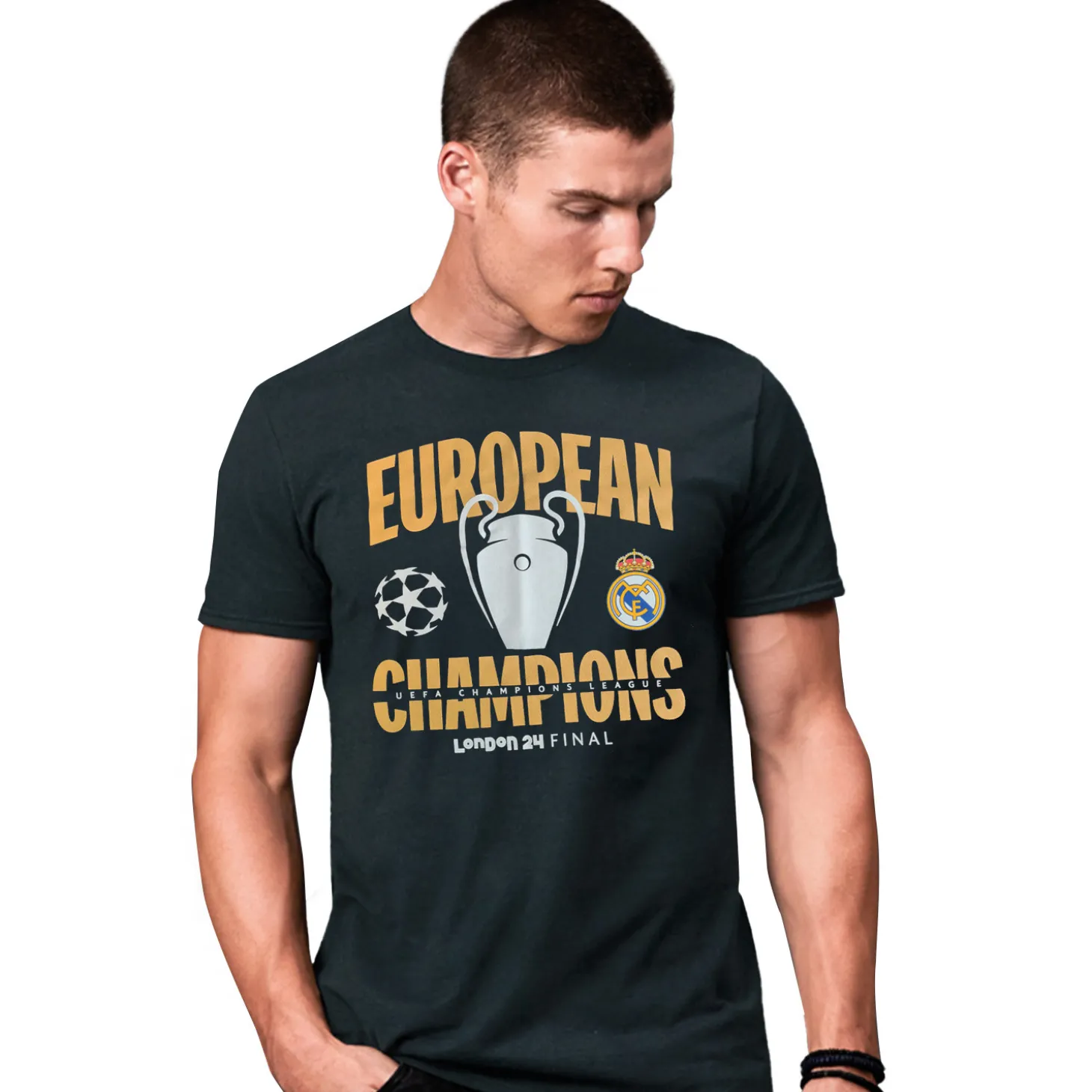 Homme The Great Branding Company T-Shirts^T-shirt Champions 15 LDC Noir hommes