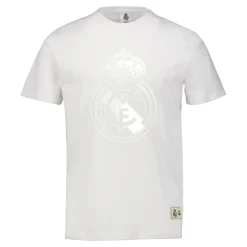 Homme MBA Solutions T-Shirts^T-Shirt Écusson Real Madrid Blackout Blanc hommes