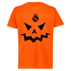 Enfant Sport Design Sweden AB T-Shirts^T-Shirt Halloween Visage Citrouille Real Madrid enfants