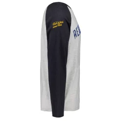 Homme MBA Solutions T-Shirts^T-Shirt Manches Longues Imprimé Baseball Real Madrid Blanc Cassé hommes