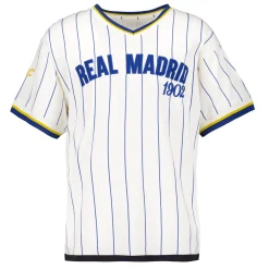 Homme MBA Solutions T-Shirts^T-Shirt Oversize Rayé Baseball Real Madrid Blanc Cassé hommes