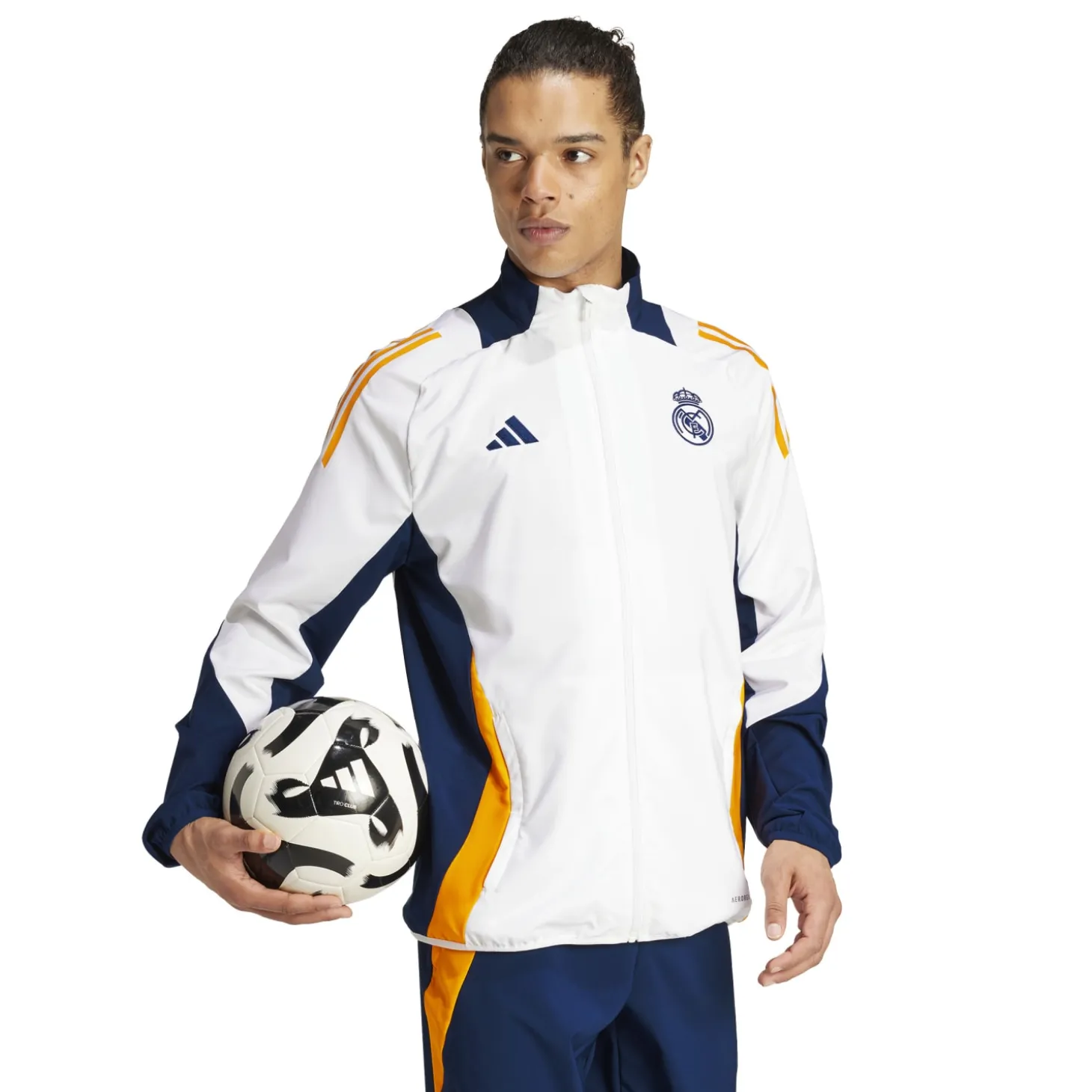 Homme Adidas España, S.A.U Survêtements|Vestes^Veste de Survêtement Entraînement 24/25 Blanc hommes