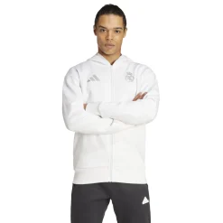 Homme Adidas España, S.A.U Vestes|Vestes^Veste Hymne 24/25 Blanc hommes