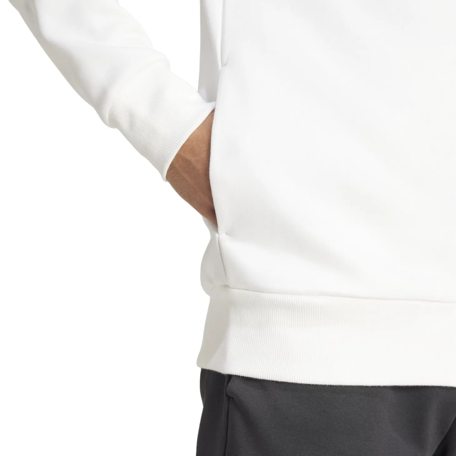 Homme Adidas España, S.A.U Vestes|Vestes^Veste Hymne 24/25 Blanc hommes