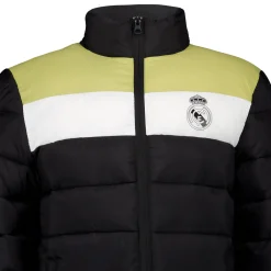 Enfant MBA Solutions Vestes^Veste Matelassée à Capuche Outerwear Real Madrid Bloc Noir enfants